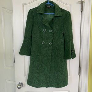 Fake Prada Coat - Dark Green Size Small